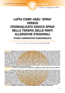 luffa comp.-heel® spray versus cromoglicato sodico