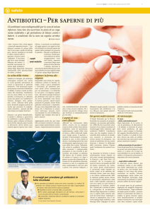 Antibiotici – Per saperne di più