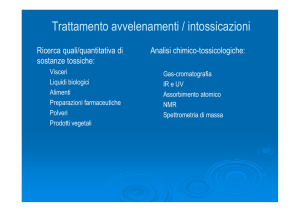 Trattamento avvelenamenti / intossicazioni