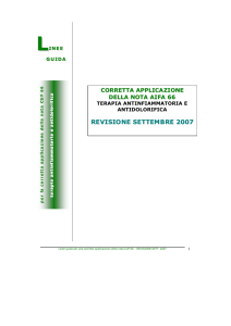 LG per la corretta applicazione della nota AIFA 66 terapia