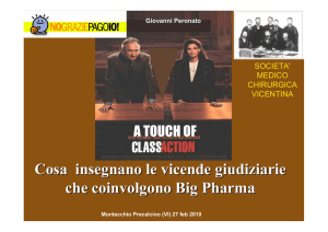 Big Pharma un tocco di class (action)