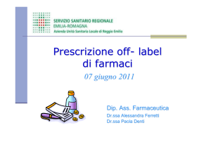 Prescrizione off- label di farmaci