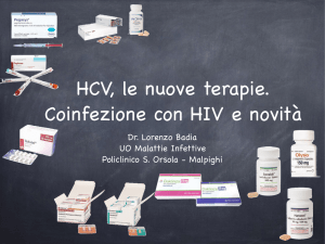 HCV terapia, coinfezione Lorenzo Badia