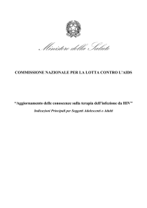 Aggiornamento delle conoscenze sulla terapia dell`infezione da Hiv