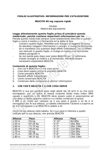 FOGLIO ILLUSTRATIVO: INFORMAZIONI PER L`UTILIZZATORE