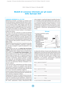 della Syncope Unit - Giornale Italiano di Aritmologia e
