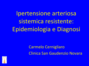Atto Corso 13-06-2015 Ipertensione arter. sistemica resist