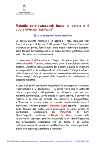 Malattie cardiovascolari: basta la parola e il cuore