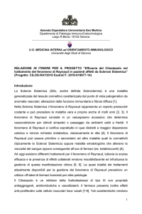 2° Report - Gruppo Italiano per la Lotta alla Sclerodermia