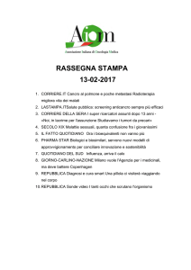 rassegna stampa 13-02-2017