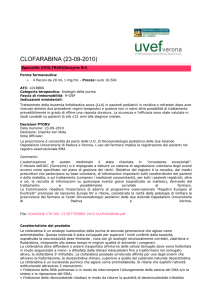 clofarabina - CRUF Veneto