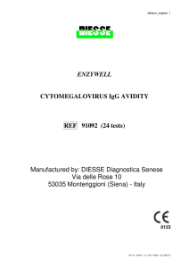 ENZYWELL CYTOMEGALOVIRUS IgG AVIDITY REF 91092 (24 tests)