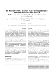 Bcl-2 nel carcinoma ovarico: studio clinicopatologico