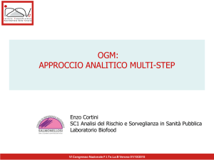 OGM: approccio analitico multi-step – Enzo Cortini