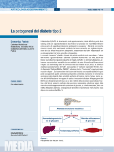 la patogenesi del diabete tipo 2