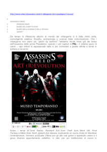 CULTART Assassin`s Creed il videogame che si guadagna il museo