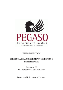 psicologia dell`orientamento scolastico e professionale