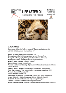 calakmul - LIFE AFTER OIL International Film Festival