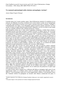 Tre momenti epistemologici nella relazione - Culturdes-UMH