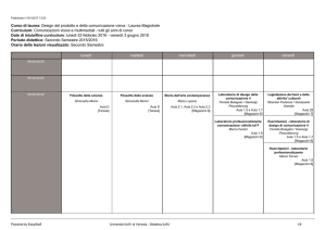 Orario curriculum