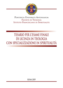 PDF - 1003640 bytes - Pontificia Università Antonianum