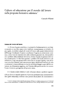 Cultura ed educazione per il mondo del lavoro nella - CNOS-FAP