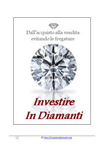 Guida Veloce Gratuita - Investire in Diamanti