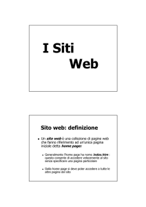 I Siti Web