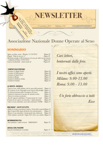 newsletter - A.N.D.O.S. Onlus