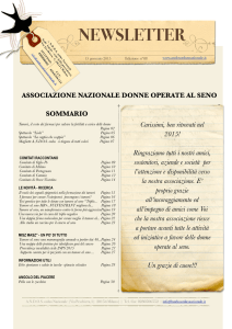 newsletter - A.N.D.O.S. Onlus