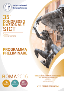 Programma - Policlinico Gemelli