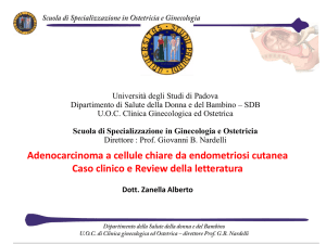 Adenocarcinoma ed Endometriosi cutanea-2016