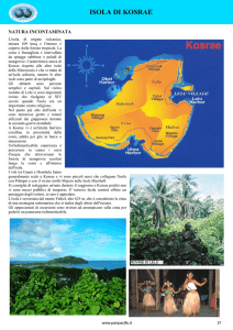 isola di kosrae - Pan Pacific Tours