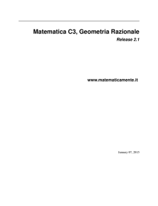 Matematica C3, Geometria Razionale