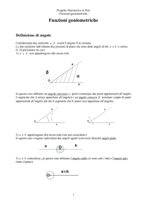 Funzioni goniometriche documento PDF