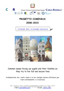 progetto comenius 2008-2010