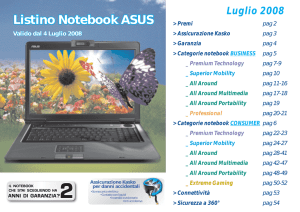 Listino Notebook ASUS
