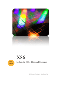 X86 - La famiglia 80X86 e il Personal Computer