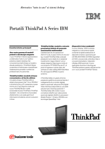 Portatili ThinkPad A Series IBM