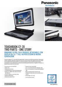 TOUGHBOOK CF-20 TWO PARTS - ONE STORY
