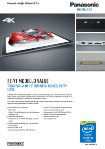 fz-y1 modello value - Panasonic Marketing Dashboard