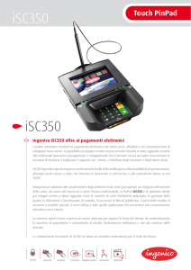 Depliant iSC Touch 350