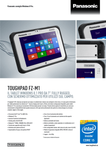 Datasheet Panasonic Toughpad FZ-M1