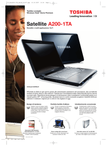 Satellite A200-1TA - ASSO COMPUTER