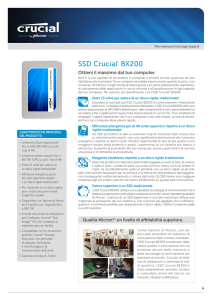 SSD Crucial® BX200 - Ottieni il massimo dal tuo computer.