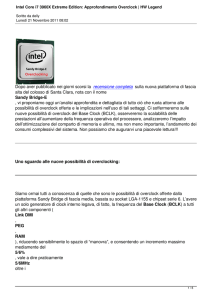 Intel Core i7 3960X Extreme Edition: Approfondimento