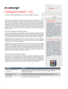 FortiGate/FortiWiFi®-20C