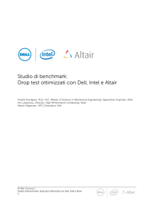 Studio di benchmark: Drop test ottimizzati con Dell, Intel e Altair