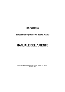 manuale dell`utente