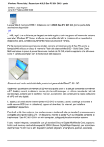 Windows Phone Italy | Recensione ASUS Eee PC 901 GO 2^ parte
